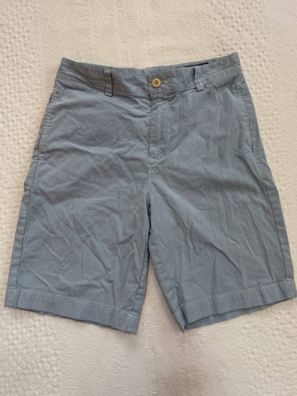 Vineyard Vines Seersucker Striped Shorts Boys Size 12